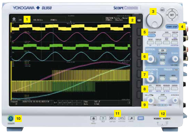DL950 ScopeCorder Interface | Yokogawa Test&Measurement