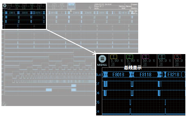 Logic Signal Measurement and Analysis | DLM3000HD High-Definition Oscilloscope | Yokogawa Test&Measurement